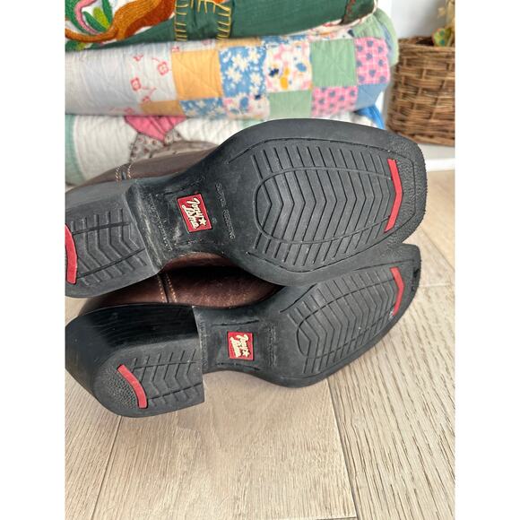 Tony Lama Womens Western Boots Size 10 Asena Floral Dtl Style RR2016L Cowgirl - Picture 3 of 9